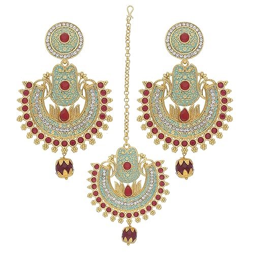 Alloy Gold-plated Multicolor Jewel Set