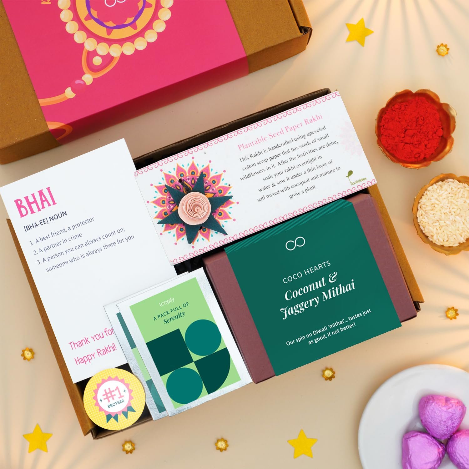 Ecofriendly gift hamper for brother