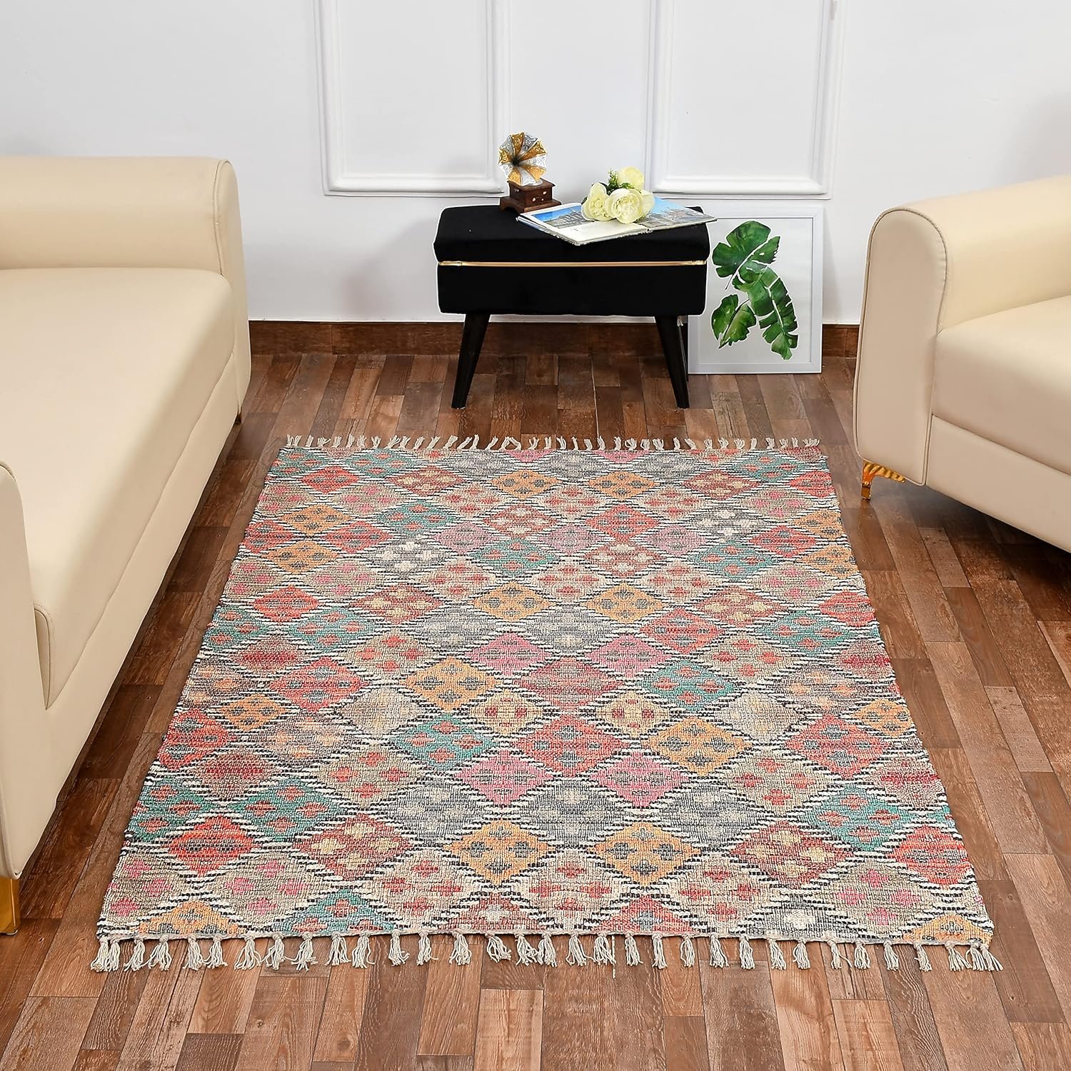 HOMA DORN Upcycled Handmade Dhurrie