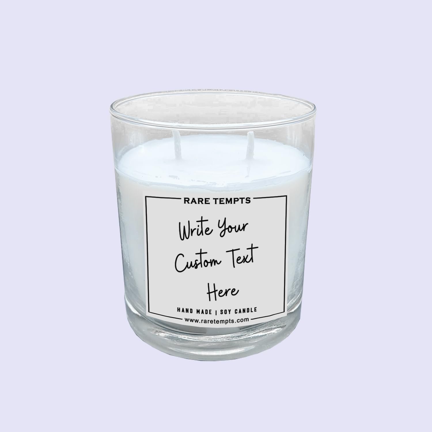 Personalized Custom Scented Candle