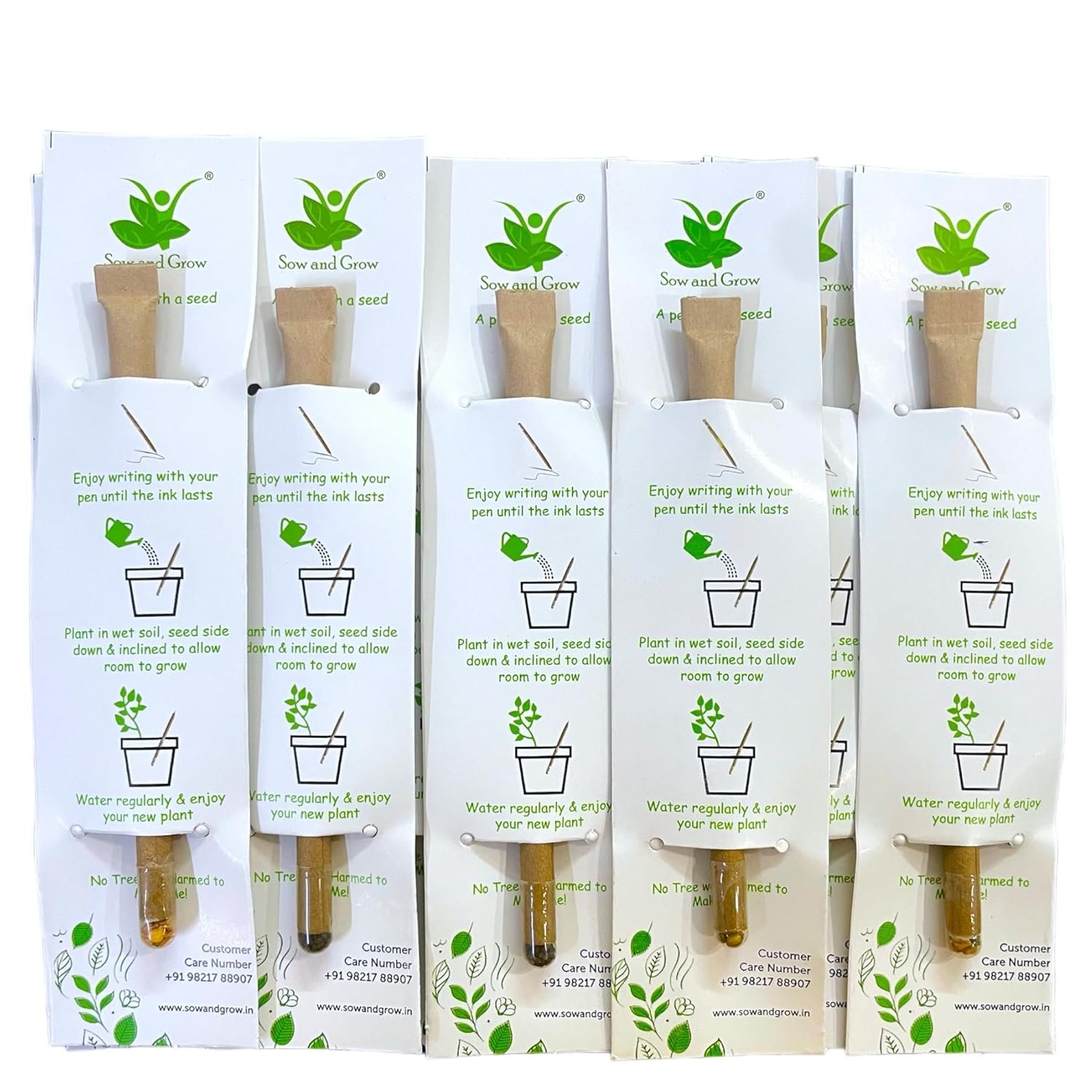 Sow and Grow Plantable Seed Paper Pen