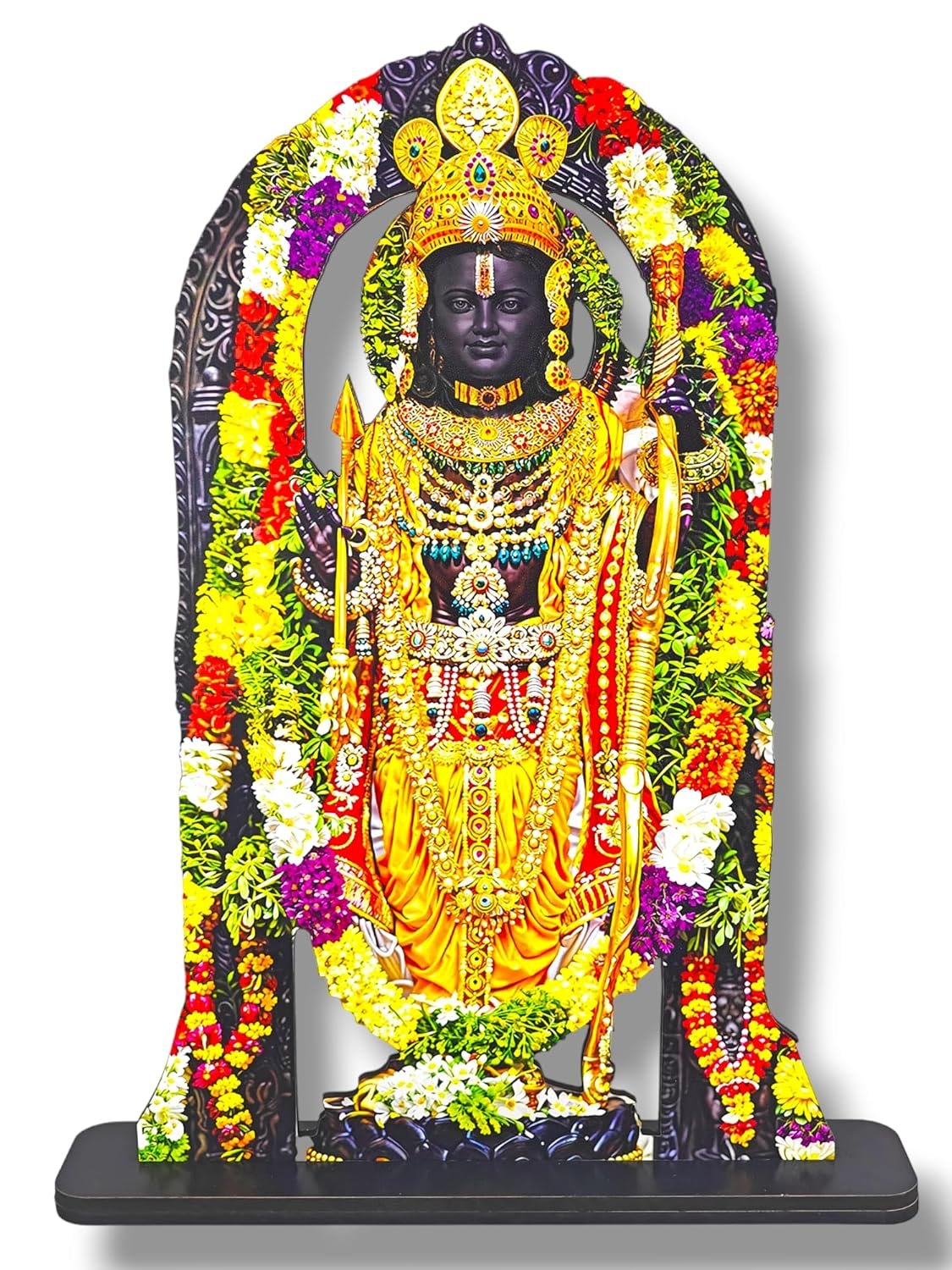 SAF Ram Lalla MDF Cutout of Ram Lalla Statue in Ayodhya Mandir