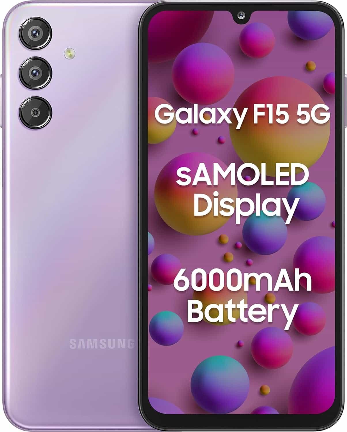 SAMSUNG Galaxy F15 5G Groovy Violet 128 GB