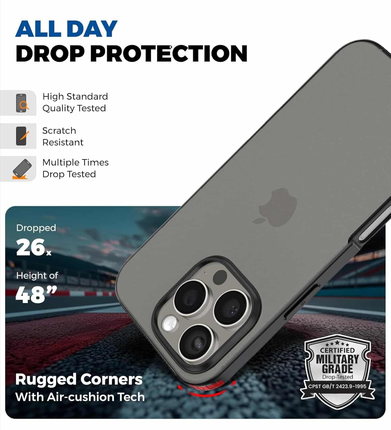 Golden Sand Shockproof Sleek Hybrid Armor Back Cover Case