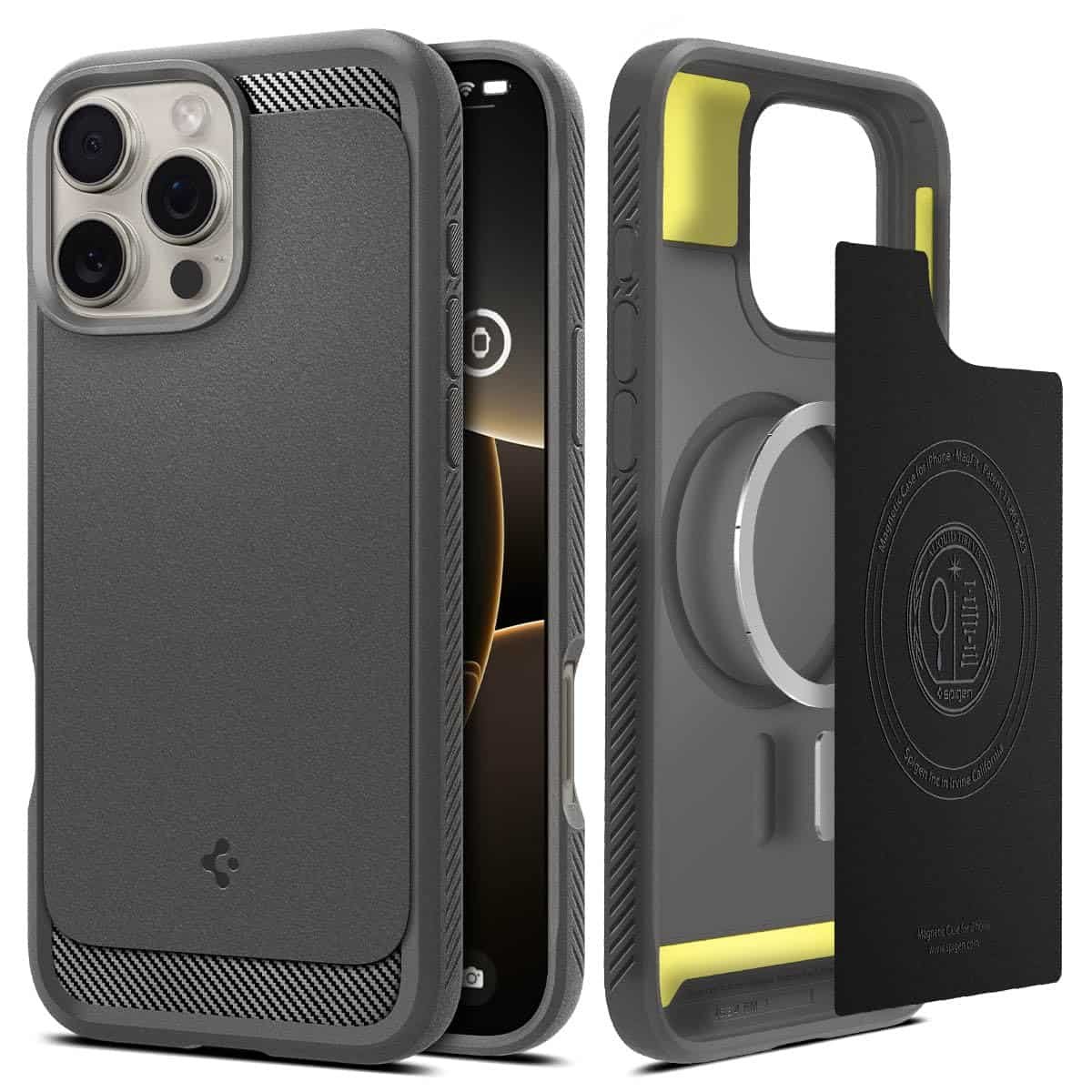 Sleek Spigen Rugged Armor case