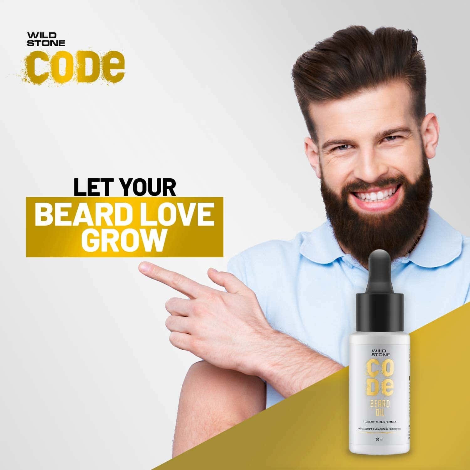 Wild Stone CODE Beard Growth Oil