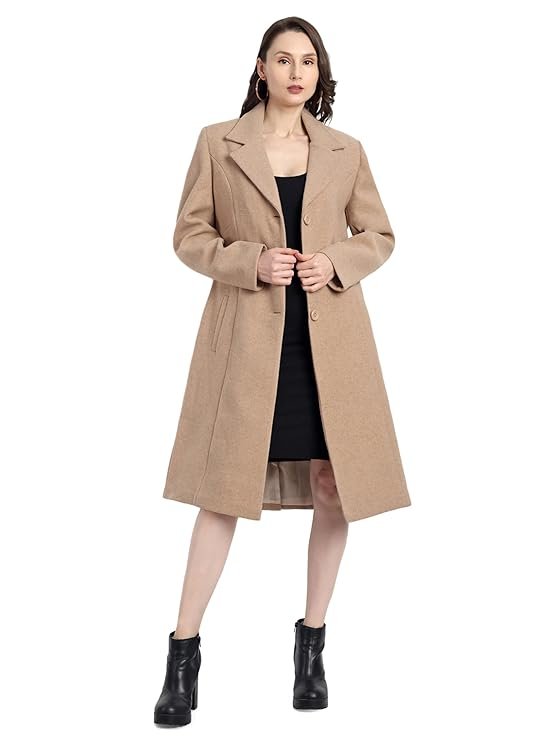 HAUTEMODA Women's Winter Trench Coat