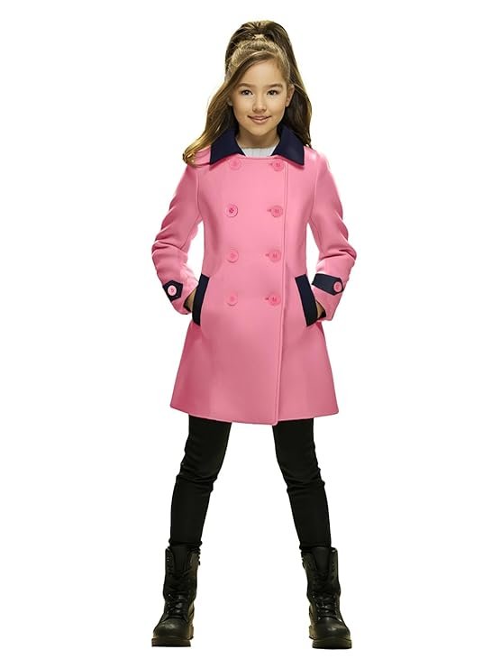 Naughty Ninos Girls Polyester Banded Collar Jacket