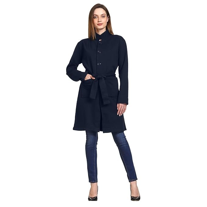 Roarers Women's Cotton Blend Mid-Thigh Winter Coat