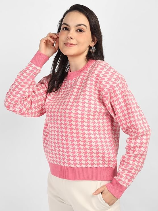 CHKOKKO Women's Oversize Chunky Knit Sweater