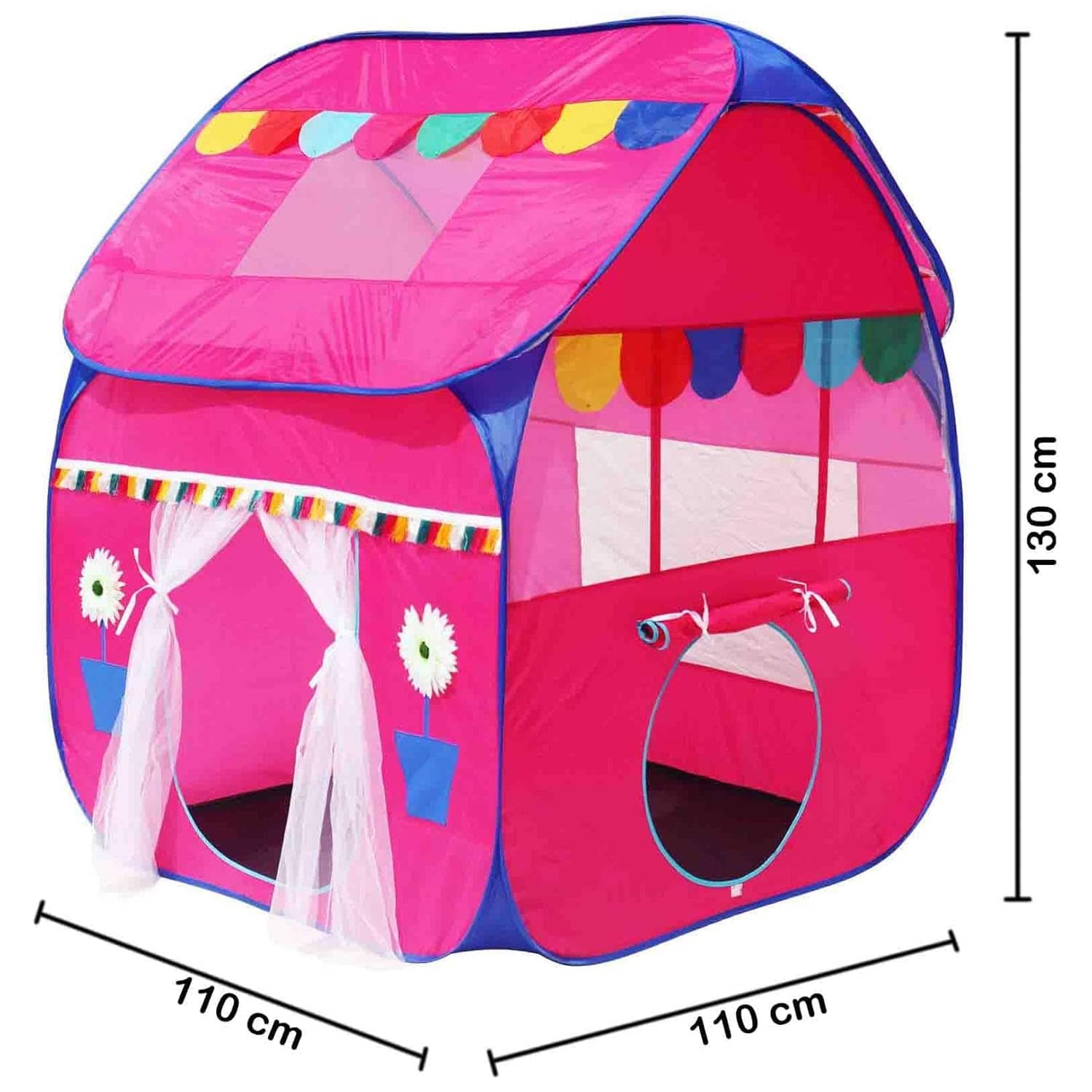 Homecute Foldable Pop Up Hut Type Kids Toys Jumbo Size Play Tent House