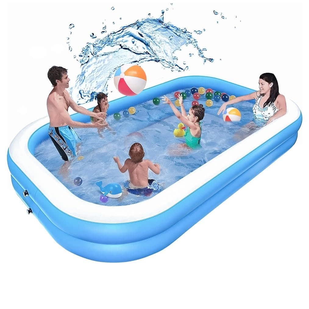 ORILEY 7 Feet Rectangular Inflatable Pool