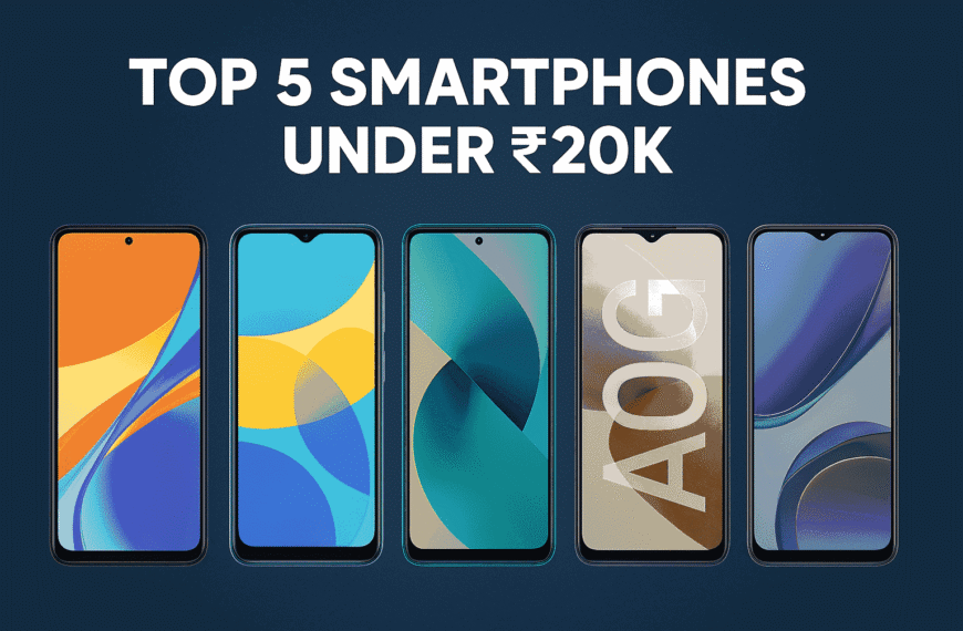 Best Smartphones Under ₹20k