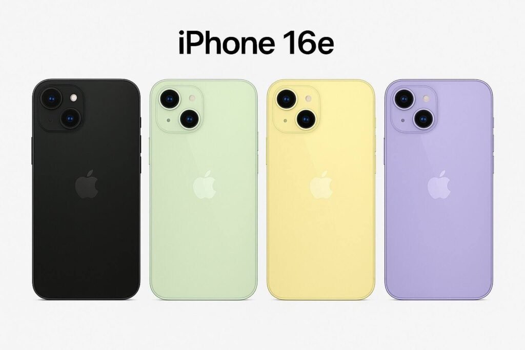 iPhone 16e color variants