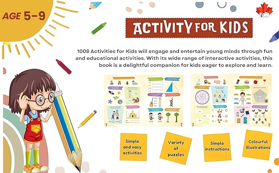 1008 Brain Activities Book