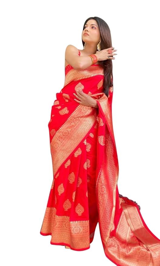 Shiv Textiles Banarasi Art Silk Saree