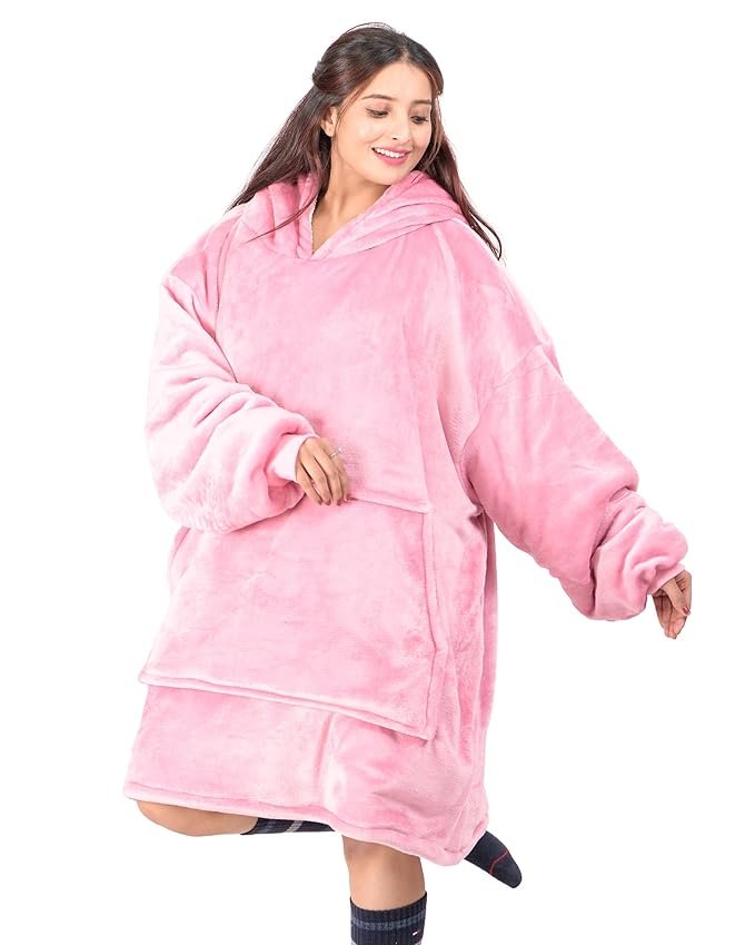 Jayri Wearable Sherpa Blanket Hoodies
