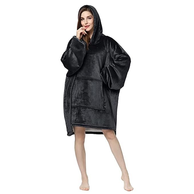 Maharsh Oversized Reversible Hoodie Blanket
