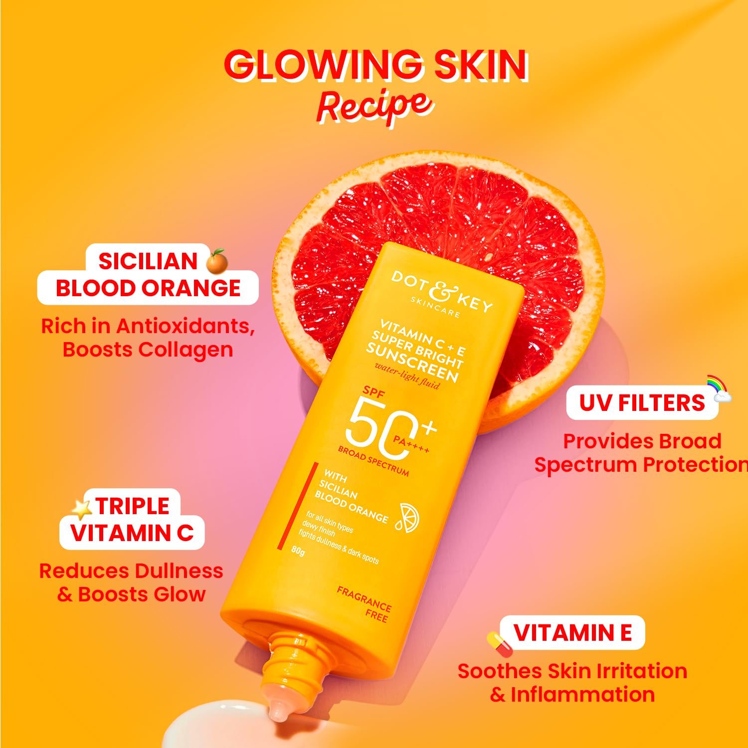 DOT & KEY Vitamin C + E Mineral Sunscreen SPF 50